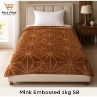 Luxuriöse Gestrickte 100% Polyester Nerzdecke 1 KG 286 GSM Weiche Warme Winter-Bettdecke 150x220 CM Raschel Kartonverpackung