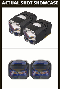 Phare LED matriciel SANVI M3PRO à trois lentilles, projecteur Bi-LED 12V, mise à niveau avant, système optique double 5500K - Product Image 6