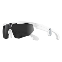 Lunettes de soleil unisexes légères TFB New Trend avec casque intelligent intégré, protection UV400, monture intégrale pour le sport et le cyclisme