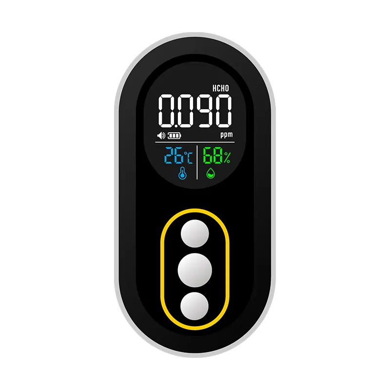 PTH-26A Formaldehyde Detector Met Temperatuur En Vochtigheid Luchtkwaliteitsdetector Voor Huis Schadelijke Gasmeter