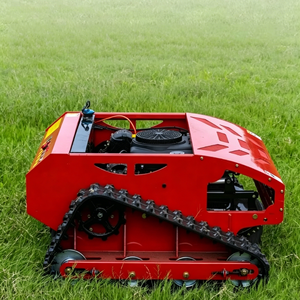 Robot désherbeur industriel efficace pour vergers, à commande sans fil, faible coût d'entretien, tondeuse à chenilles antidérapante - Product Image 4