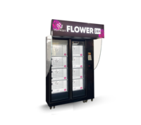 Hoge kwaliteit bloemenverkoopautomaat met 8 lockers, Lattice SDK, vershoudkasten voor fruit- en groentedispenser, ODM OEM service
