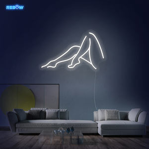 Rebow-letrero de neón para publicidad, accesorio de 50CM de ancho, con patas femeninas, personalizado, para Shopify - Product Image 4