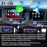 Lsailt مشغل سيارة لاسلكي أندرويد تلقائي شاشة عالية الدقة ترقية لنيسان إلغراند E52 السعي IT06 مرآة الدعم تشمل المواصفات اليابانية
