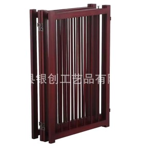 Barrière pour animaux de compagnie en bois extensible 81,7 po x 30,1 po pour chiens, utilisation en intérieur - Product Image 5