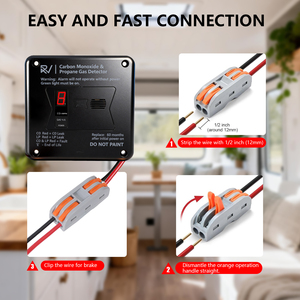 Detector de Gas Propano LPG CO con Alarma Certificado para DC 12V para Autocaravanas - Product Image 2