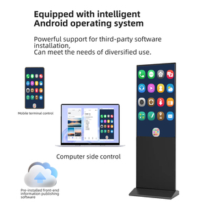 Zdhq 55 Totem Interattivo con Schermo Touch 4K <span class=keywords><strong>LCD</strong></span> per Interni, Animazioni, Espositore da Terra per Ristoranti, Negozi al Dettaglio e Centri Commerciali - Product Image 2