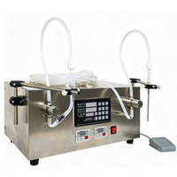 Machine de remplissage à pompe à engrenages magnétique de haute précision à double tête Zhongjie pour les aliments, les boissons et les liquides chimiques
