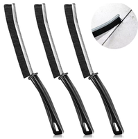 Brosse de nettoyage pour voiture, outil de nettoyage des interstices domestiques, brosse à poils durs pour salle de bain