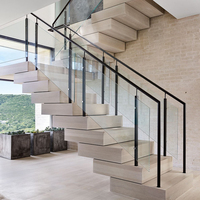 Rampe de balcon moderne en aluminium avec garde-corps supérieur pour villa, terrasse, escalier de piscine, escalier de jardin, revêtement de sol et autres espaces extérieurs