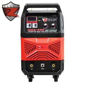 เครื่องเชื่อมไฟฟ้าอุตสาหกรรมแบบพกพา ZELDA MMA-400A โมดูล IGBT 380V สำหรับงานหนัก มอเตอร์ใหม่ ประสิทธิภาพ 85% รับประกัน 1 ปี - Product Image 2