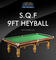 Table de billard S.Q.F Luxury 9 pieds avec plateau en ardoise, design écologique et garantie à vie pour usage domestique et sportif.