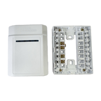 Módulo de Circuito de Sirena Direccionable Inteligente Portátil Tanda TX7211 de ABS Blanco, Alarma contra Incendios con Volumen Ajustable, 24VDC