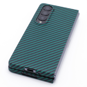 เคสโทรศัพท์คาร์บอนไฟเบอร์ MOQ 1ชิ้น,เคสโทรศัพท์สำหรับ Galaxy <span class=keywords><strong>Z</strong></span> Fold <span class=keywords><strong>4</strong></span>กล้องหลุมใหญ่อะรามิดไฟเบอร์ - Product Image 3