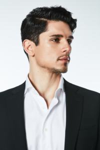 Chaqueta clásica de negocios para hombre, pantalones formales personalizados, color negro, dos piezas, para negocios - Product Image 5