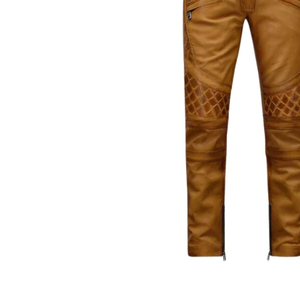 Pantalones de Cuero para Hombre, Diseño Personalizado, Transpirables, Casuales, Ligeros, de Primera Calidad, en Venta - Product Image 5