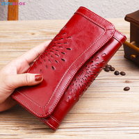 2023 nama ukiran Dompet Wanita Mode Kulit Panjang kualitas terbaik tempat kartu klasik wanita dompet ritsleting dompet merek untuk wanita