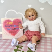 NPK 66cm ya pintado muñeca terminada Reborn niño Pippa enorme tamaño del bebé Popular realista tacto suave 3D piel arte muñeca