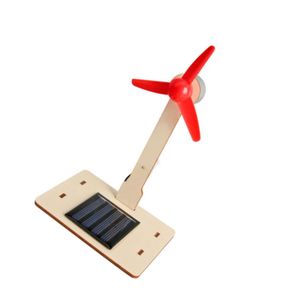 OKYN-G5428-25 Wooden DIY <b>Solar</b> Windmill <b>Generator</b> Kit Educational Science Project for Kids STEM - Product Image 4