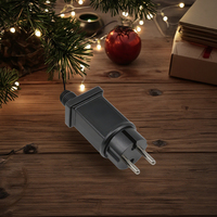 Lumières de Noël et de fontaine imperméables à 8 fonctions IP44 24V 3-8W Matériel PC Adaptateur d'alimentation LED Sortie CC