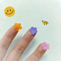 Plester Jerawat Hidrokoloid Bentuk Bunga Custom Laris Manis Desain Warna-warni Lucu untuk Perawatan Kulit Wajah