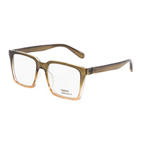 Hochwertige Optische Brillenfassung Klassischer Quadratischer PC-Rahmen Blaulichtfilter Computer Unisex Retro Optische Fassung zum Lesen