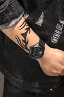 Montres de luxe pour homme Eyki, montres de luxe étanches, montre à quartz en acier inoxydable