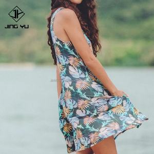 Vestidos Modestos Hawaianos de Rayón con Estampado Bohemio, Personalizados Según Dibujos, Elegantes y Casuales para Mujer - Product Image 4