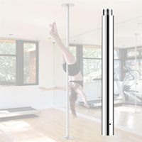 Scène de pole dance portable et légère avec poteau détachable, plateforme de danse compacte pour la pratique du pole dance à domicile