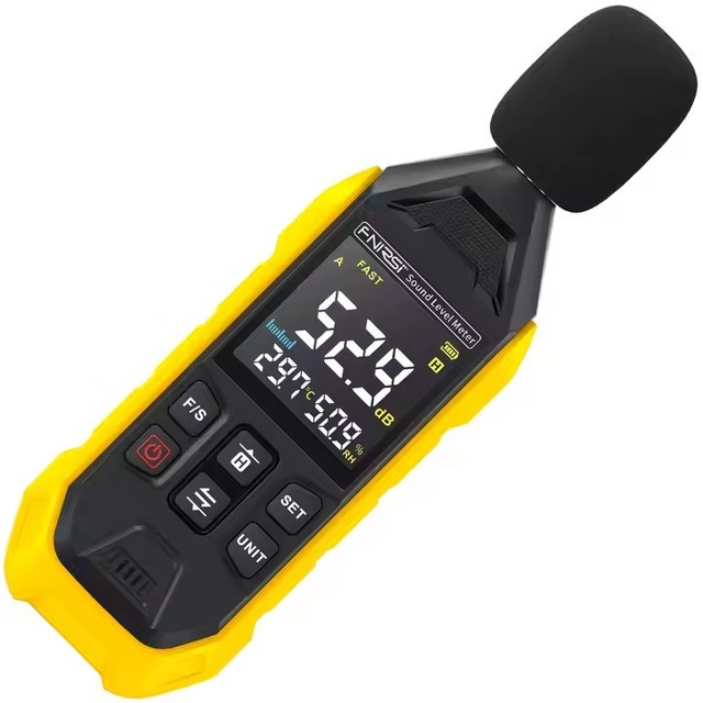 FNIRSI FDM01 Noise Measuring Instrument Sound Level Meter Digital Handheld DB Meter 30~130dB Audio Measuring Instrument