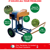 Tracteur multifonctionnel Weiwei pour la coupe de l'herbe et la récolte de la nouvelle ensilage de maïs, avec hacheuse de fourrage électrique et diesel