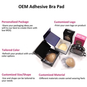 Inserti Adesivi Triangolari Morbidi Riutilizzabili per Scollo, Cuscinetti Push-up in Silicone Biadesivo per Reggiseno - Product Image 6