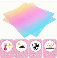 Feuille acrylique irisée pour découpe laser, plexiglas arc-en-ciel, taille personnalisée pour artisanat et signalétique, design sur mesure