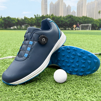 Chaussures de golf pour hommes en gros – Chaussures de golf sans crampons blanches et jaunes légères pour hommes