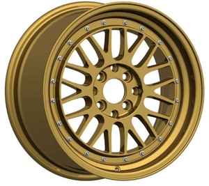 Pour le japon, roues en alliage de voiture de tourisme pleine taille 15 16 17 18 pouces, jantes adaptées à votre voiture pour <span class=keywords><strong>Jap</strong></span> LM 4/5*100/112/114.3/120/108 plat profond - Product Image 2