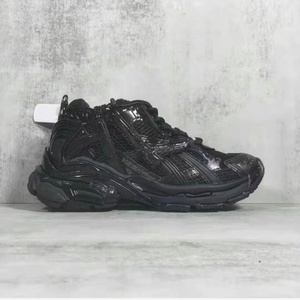 Chaussures décontractées originales rétro pour hommes, style running, en cuir épais et léger, à lacets, en maille PVC, de haute qualité, de la marque Stock X Designer. - Product Image 2