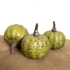 Mini citrouilles artificielles <span class=keywords><strong>en</strong></span> mousse <span class=keywords><strong>en</strong></span> gros pour Halloween et Thanksgiving – Fleurs et plantes décoratives - Product Image 5