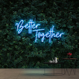 Decoración y Suministros para Bodas, Letrero de Neón Personalizable con Iluminación, ¿Te Casarías Conmigo?, Mejor Juntos para Empresas - Product Image 4