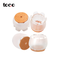 TOCO Offre Spéciale standard en plastique silicone caoutchouc meubles Table chaise jambe sol pieds capuchon couverture