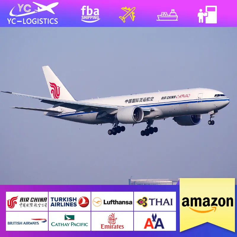 Goedkoopste Logistiek Verzendkosten Amazon Koeriersdienst Te Deur Usa Europa Lucht Zee Express Cargo Agent China Expediteur