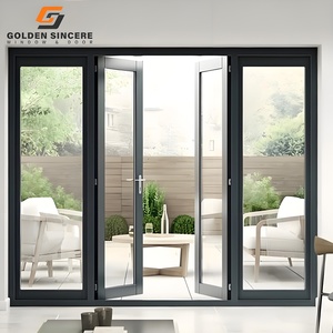 GS High Quality Door & Window Hurricane Proof House Casement Door Aluminum Door for House - Product Image 5