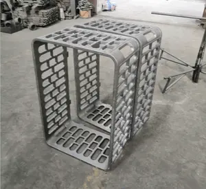 Investment Casting Furnace Tray Investment Casting Heat Resistant Steel Base Tray And Basket In Heat Treatment Furnace