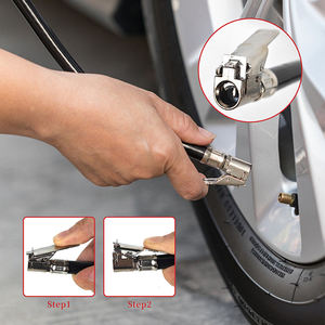 Araba otomobil tekerlek ölçüm araçları için dijital basınç göstergesi ile lastik hava şişirme tabancası - Product Image 5