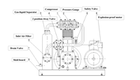 ZW-2.0/16-24 GNL GPL Pompe à Gaz Ammoniac Compresseur De Gaz avec DU CE