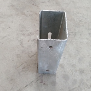 Cheap Recycled Used Galvanized Steel 4x4 Galvanized Square Metal Fence <strong>Posts</strong> for Guard Rail - Product Image 2