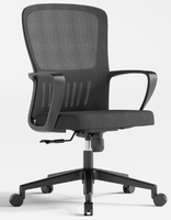 Chaise de bureau moderne en maille avec base papillon en aluminium, élévateur à gaz, chaise ergonomique pour ordinateur, vente en gros directe d'usine, MOQ 5
