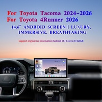 Système de navigation GPS CarPlay, vue panoramique 360°, aide au recul, écran OLED 14,6 pouces, caméra de recul FM, MP3, DSP, Tacoma 4Runner