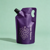 Pochettes Doypack personnalisées recyclables avec bec verseur pour jus, lait, gelée, huile d'olive et autres liquides