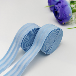 Bande élastique bleu clair 15 mm en Spandex/Nylon pour ceintures, vêtements et sous-vêtements - Product Image 1