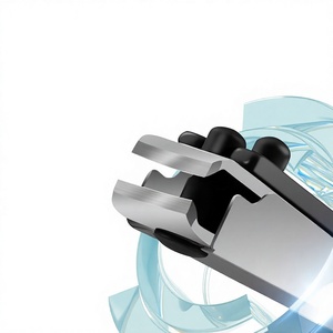 Coupe-ongles en acier inoxydable à grande mâchoire et lame angulaire, portable, pour doigts et orteils, avec trou pour porte-clés, logo personnalisé - Product Image 4